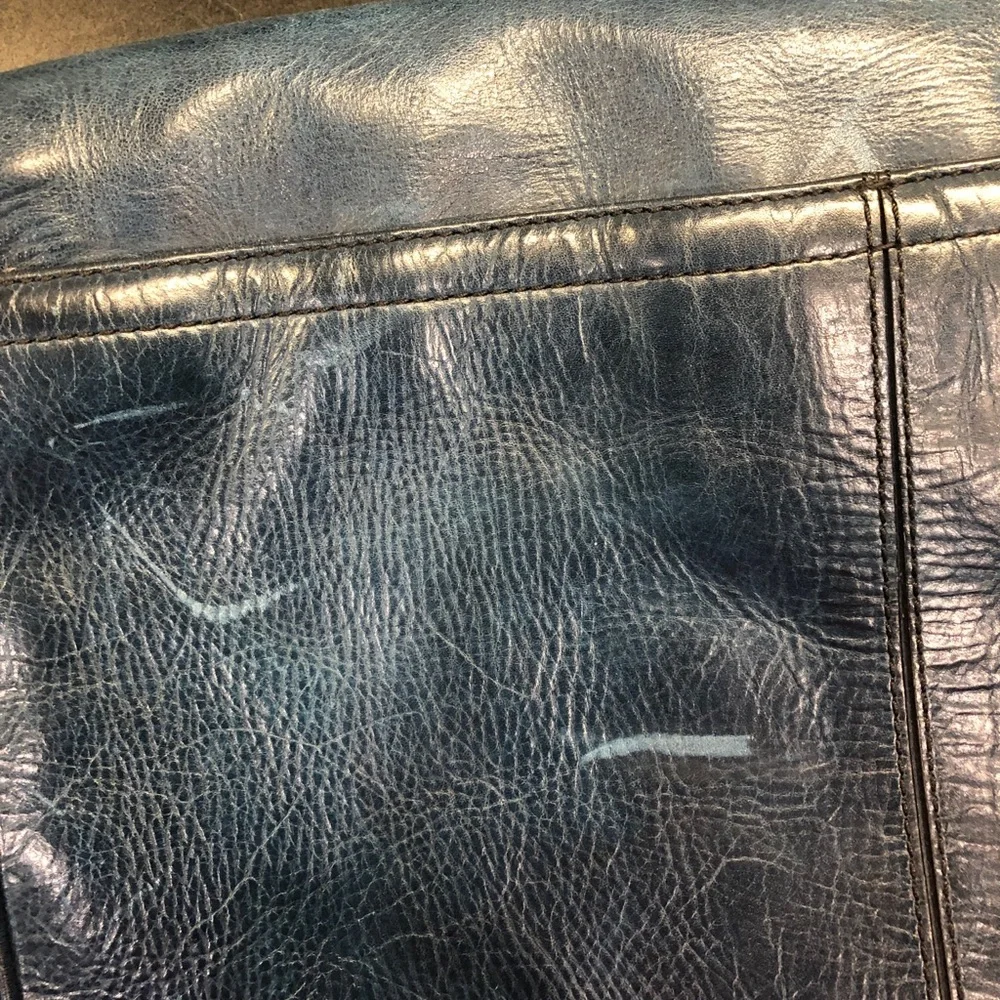 Frye men’s blue /green book bag.